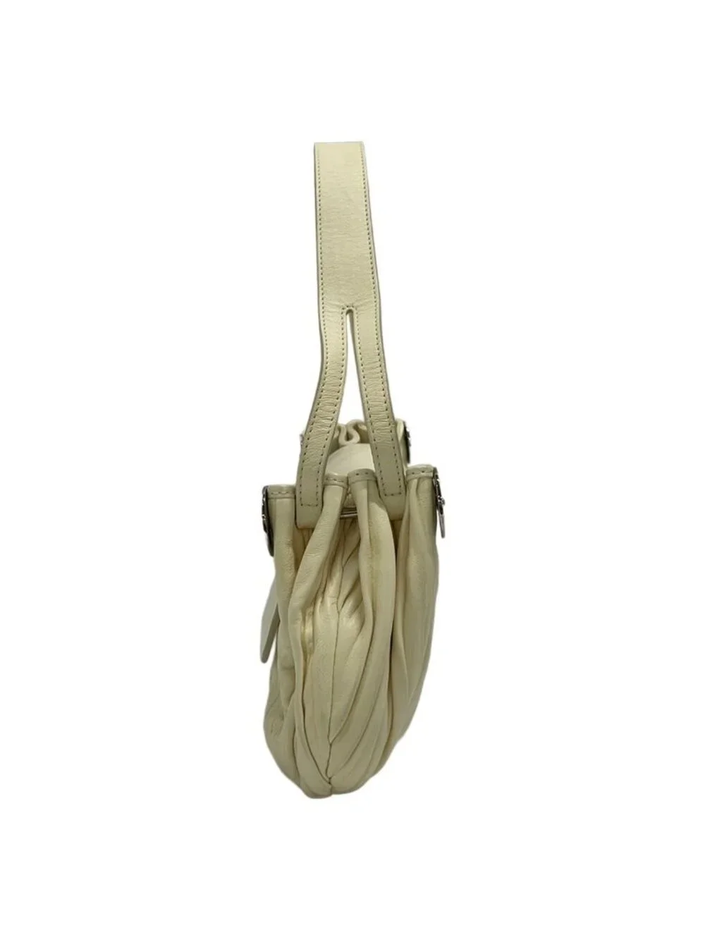 Bvlgari Handbag Chikladi Ivory Leather